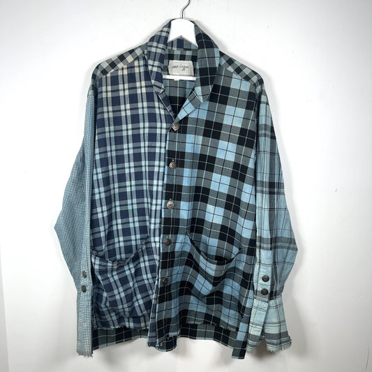 Greg Lauren Hybrid Patch Flannel Shirt