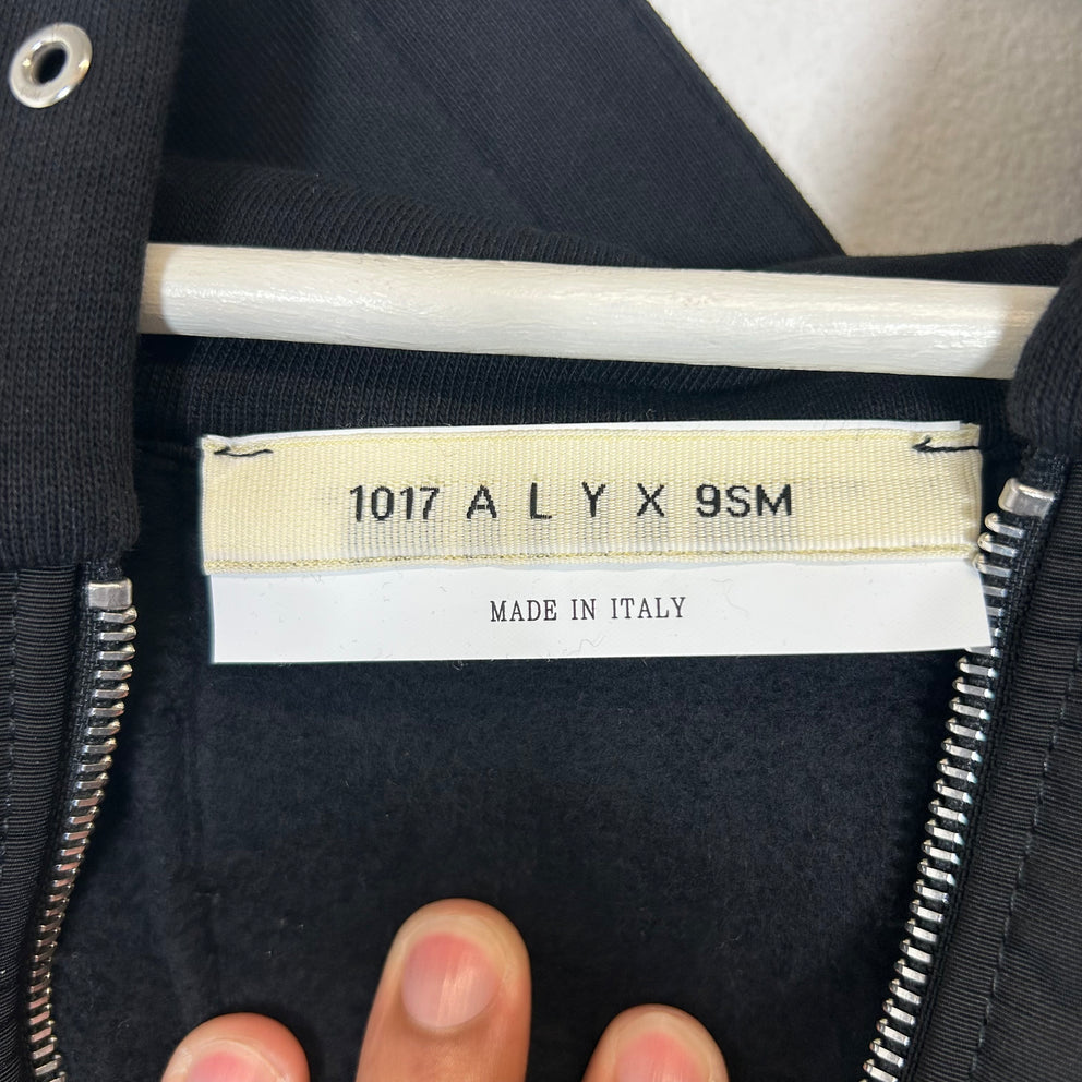 Alyx Black Cargo Zip-Up Hoodie Size XL