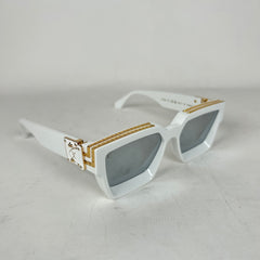 Louis Vuitton White/Gold Millionaire Sunglasses
