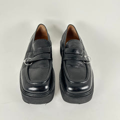 Marni Pierced Leather Loafers Size 7