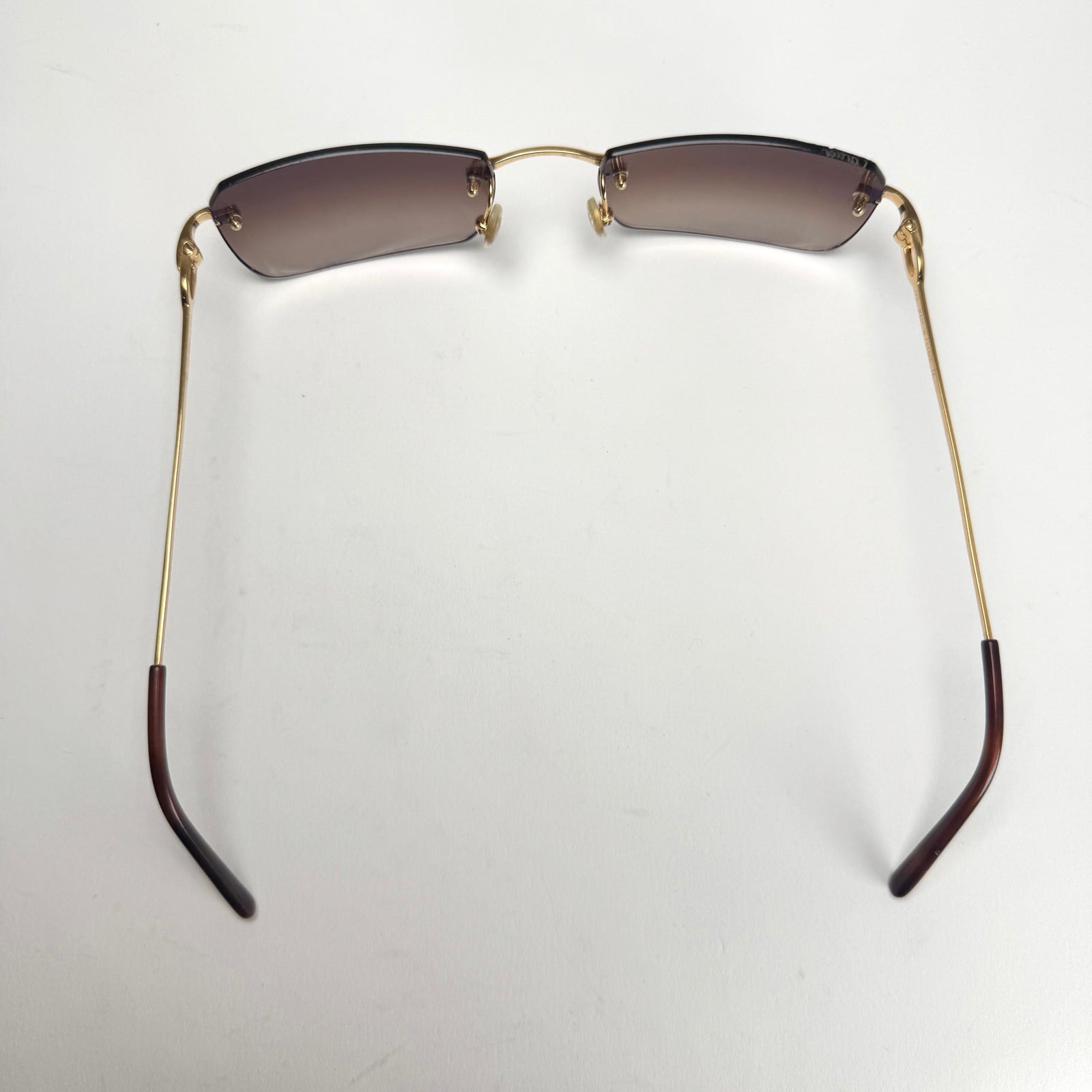 Cartier C Decor Ombre Lense Wire Frame Sunglasses