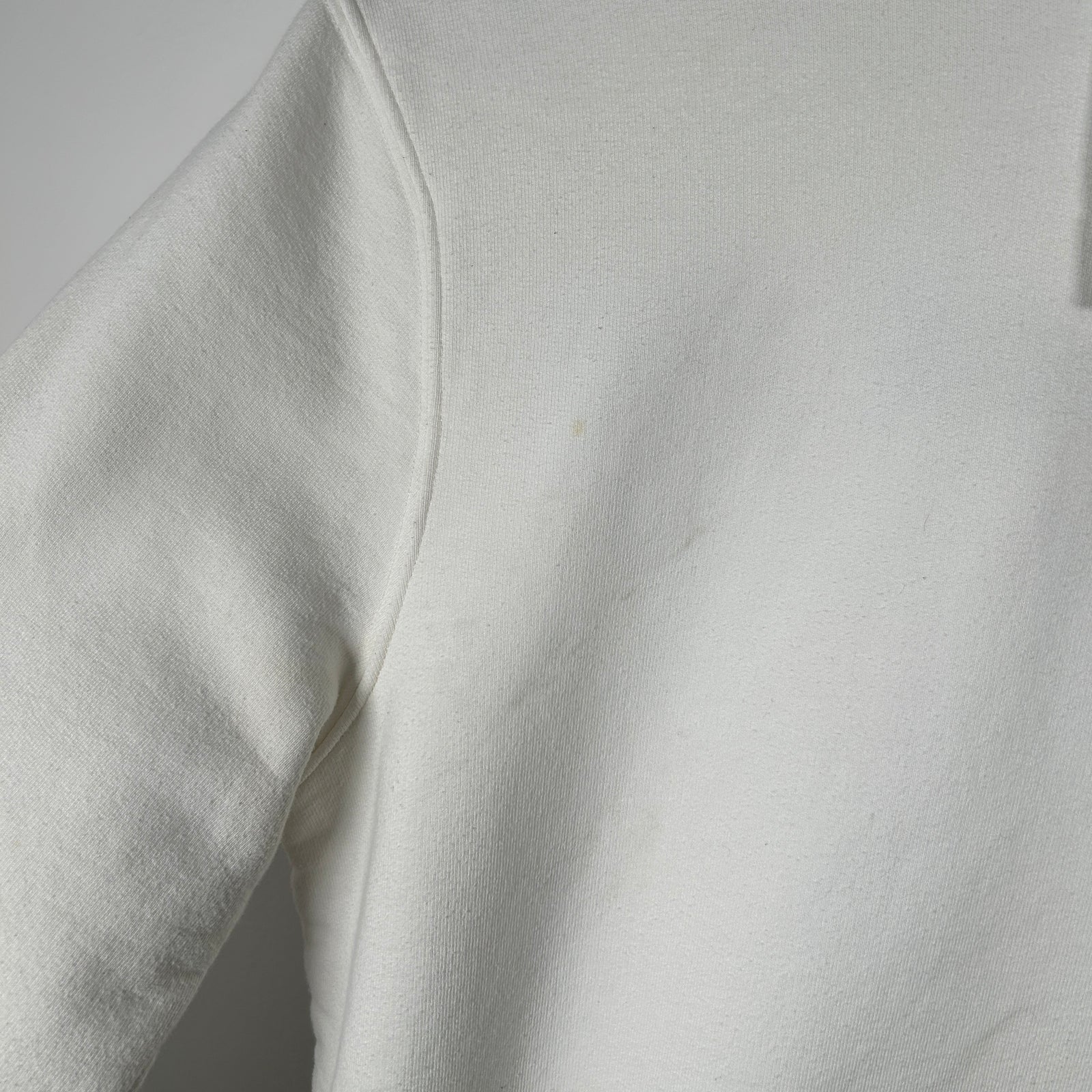 Dior White Embroidered Hoodie Size S