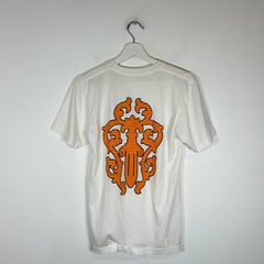 Chrome Hearts White/Orange Dagger T-Shirt Size S