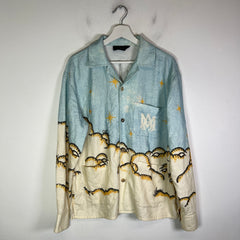 Amiri Sunscape Cotton Button-Up Shirt