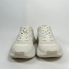 Gucci Beige Interlocking G Ripple Mesh Sneaker Size GG 10