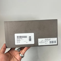 Rick Owens Black/Milk Pony Hair Vintage Sneaker Size 45