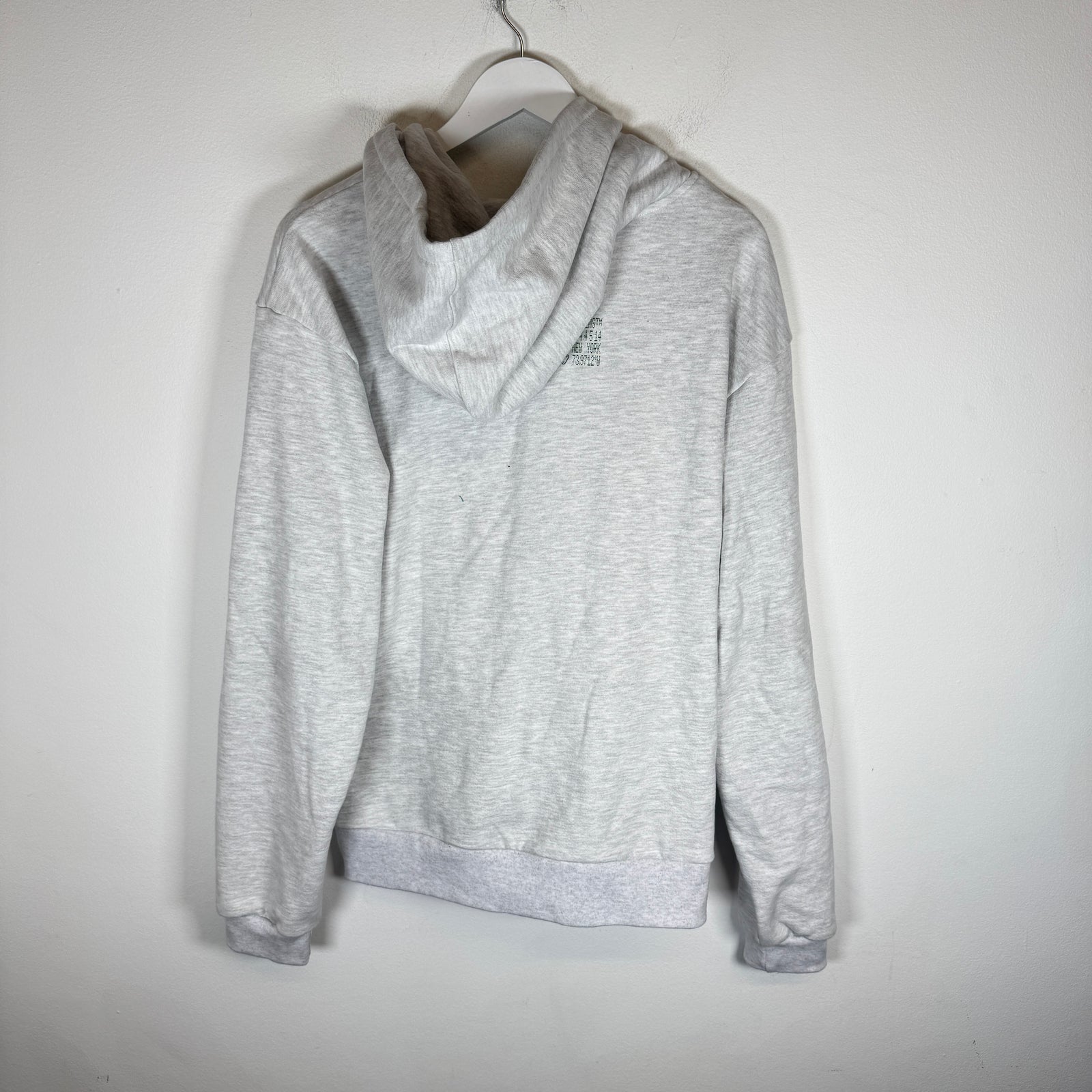 Hidden NY Heather Grey/Green Zip-Up Hoodie Size M