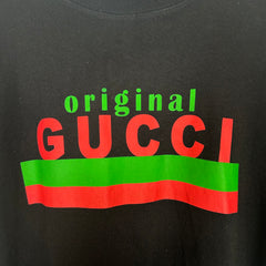 Gucci Black "Original" Graphic Tee Size L