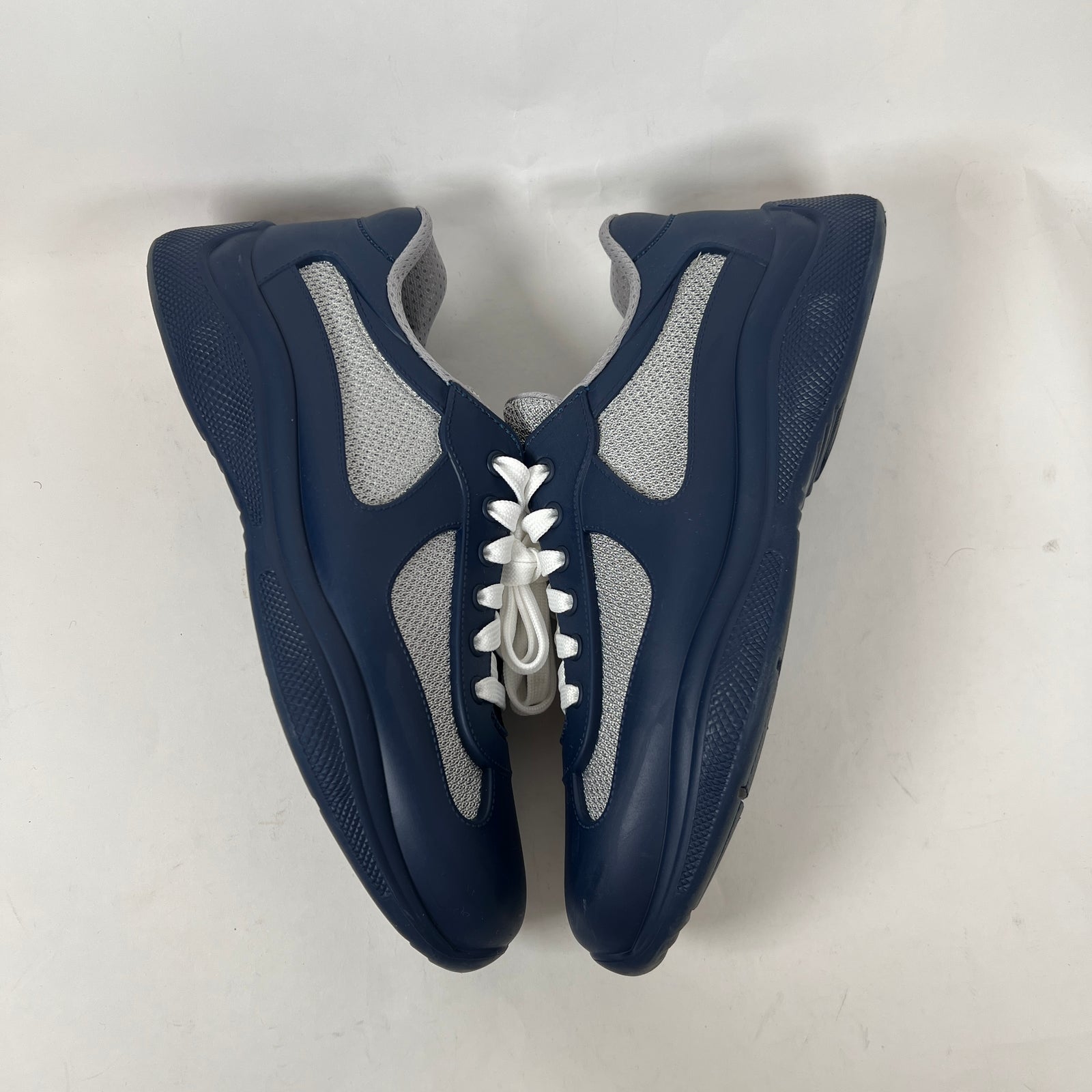 Prada Navy Rubber Cups Size 40