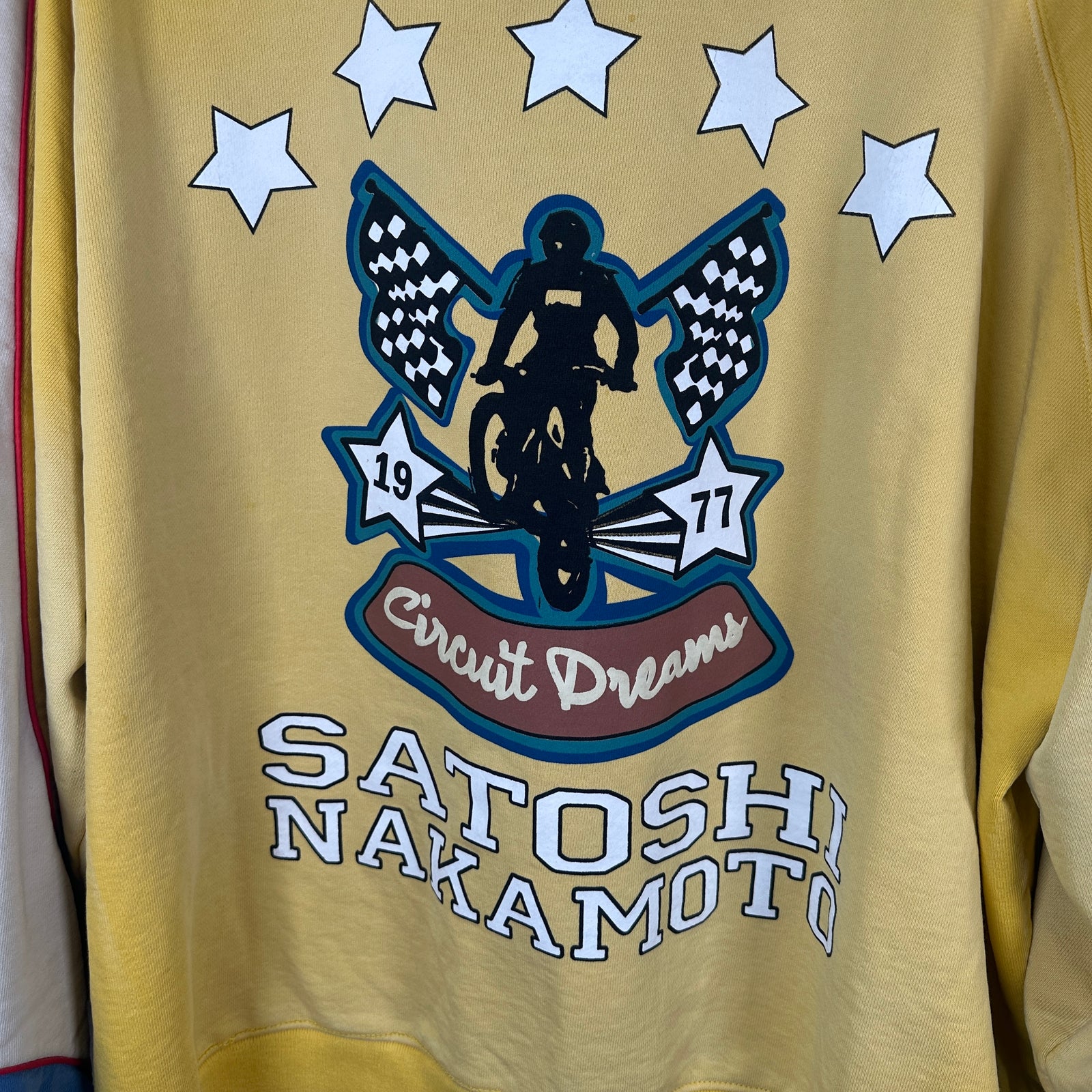Satoshi Nakamoto 1977 Circuit Dreams Crewneck Size L