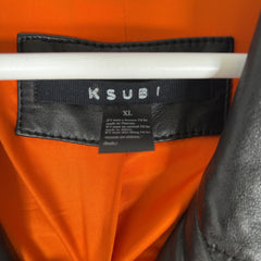 Ksubi 'Biker' Lambskin Leather Jacket