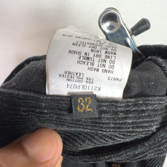 Kapital Black Corduroy Gemstone Pants