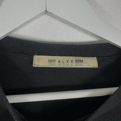 1017 ALYX 9SM Logo Graphic Print Black Knit Sweater