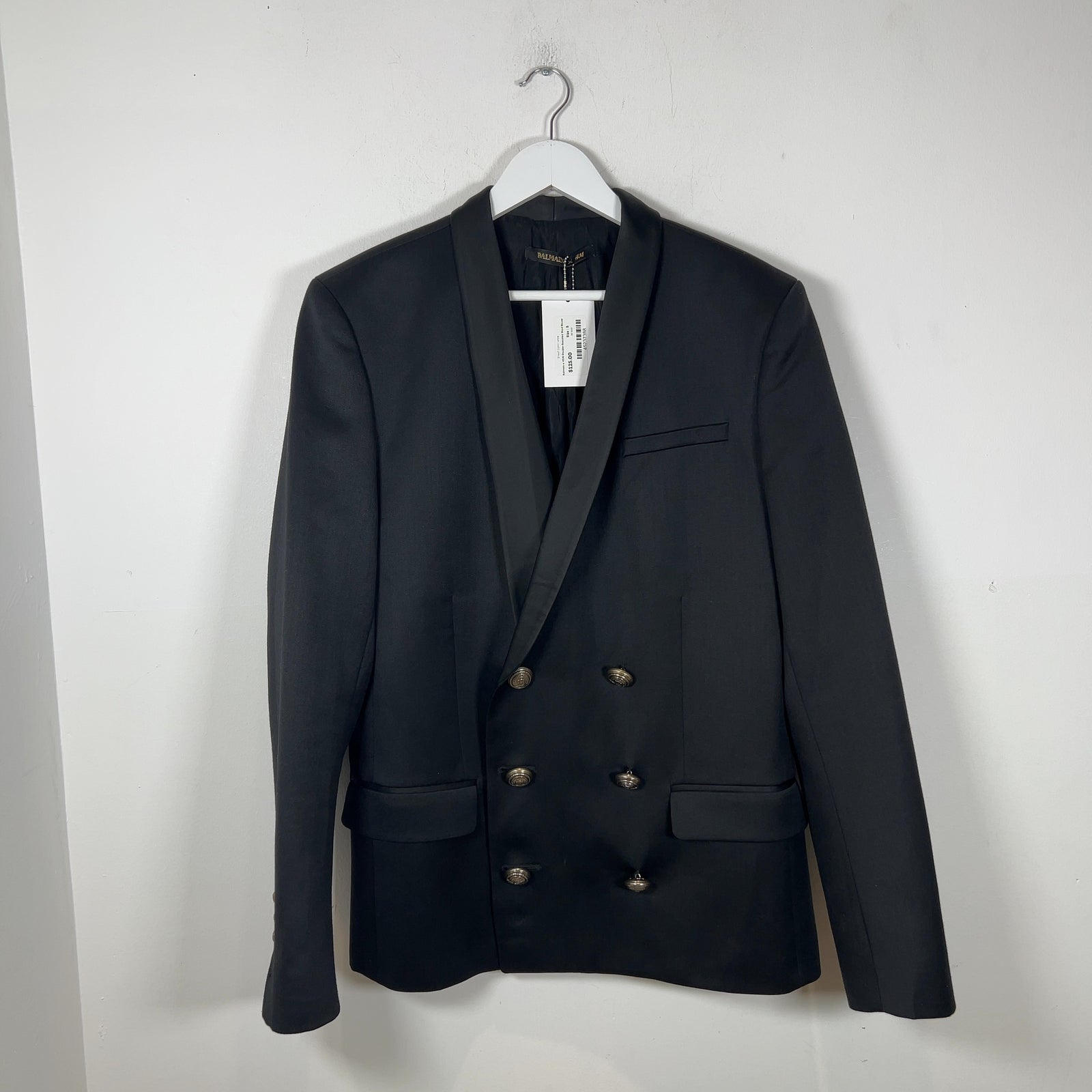 Balmain x H&M Double-Breasted Wool Blazer