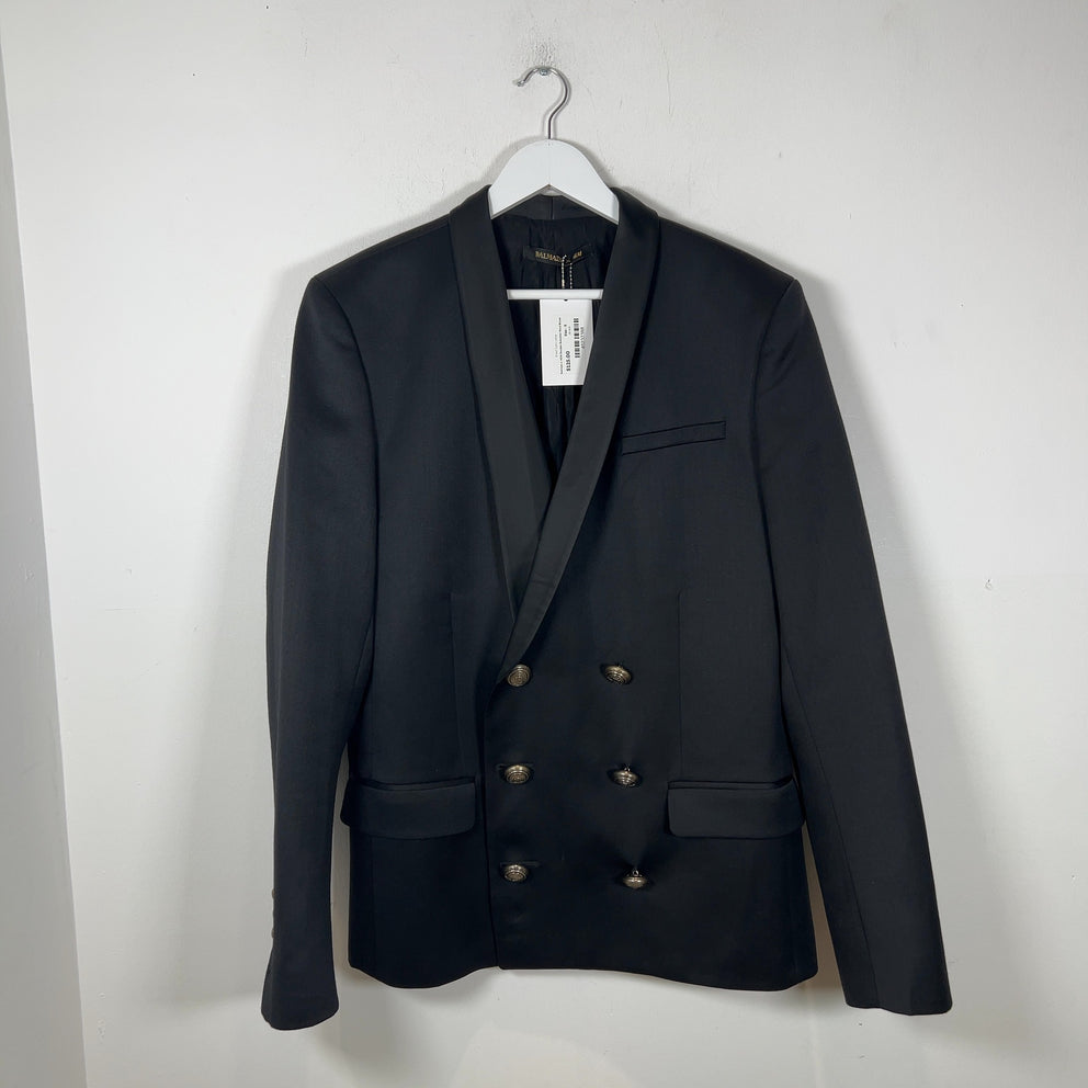 Balmain x H&M Double-Breasted Wool Blazer