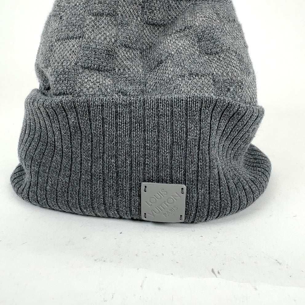 Louis Vuitton Damier Grey Knit Beanie
