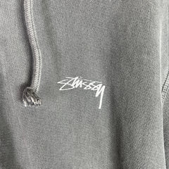 Stussy Pigment Dyed Logo Zip-Up Hoodie