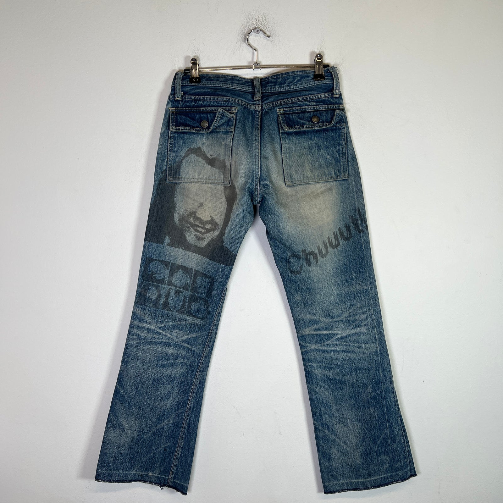 Undercover SS06 'Chuuut' Klaus Denim Cargo Jeans Size 1