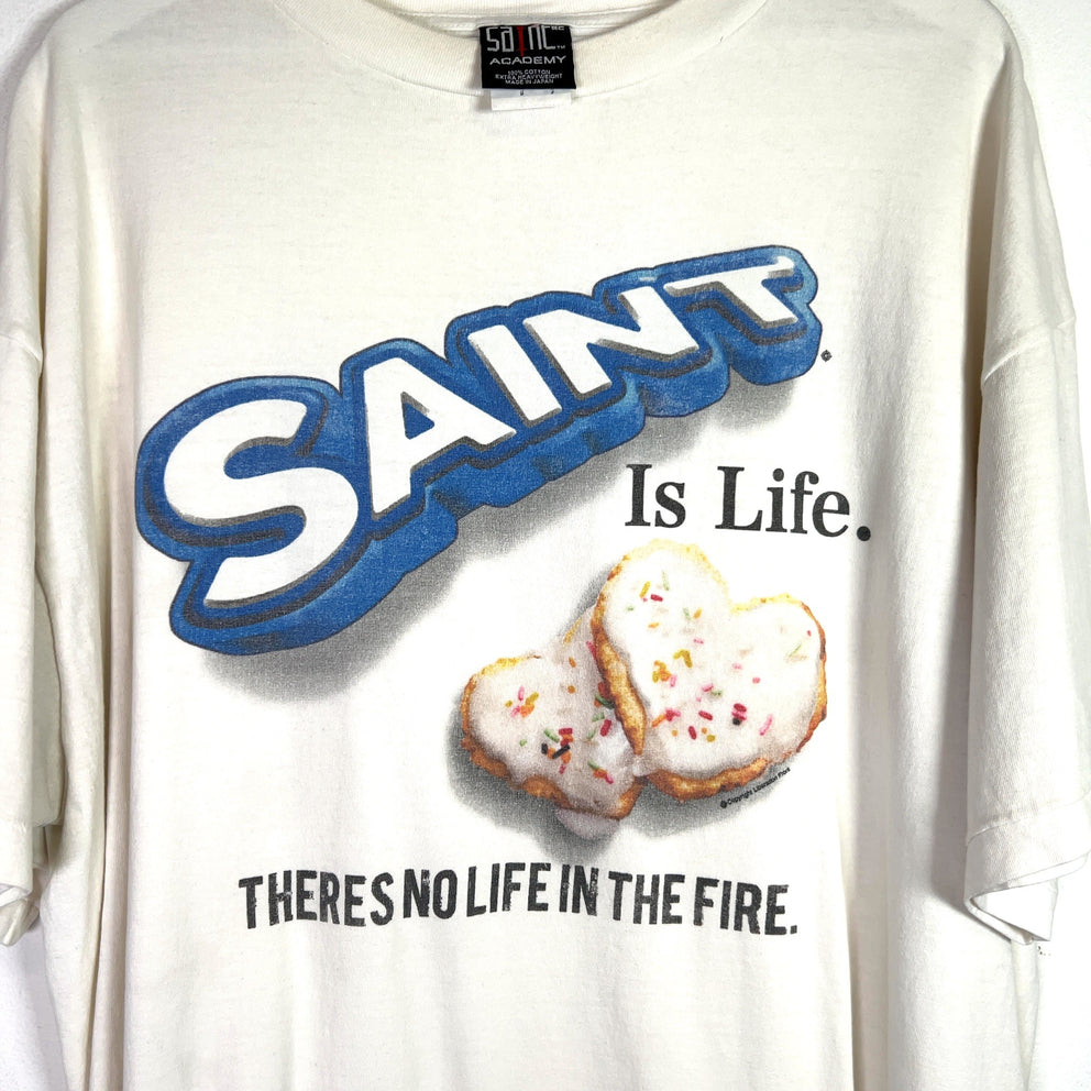 Saint Michael Vintage Oreo Logo T-Shirt
