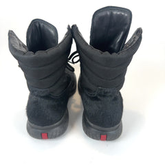 Prada Ponyhair 'Cup' Hightop Sneakers