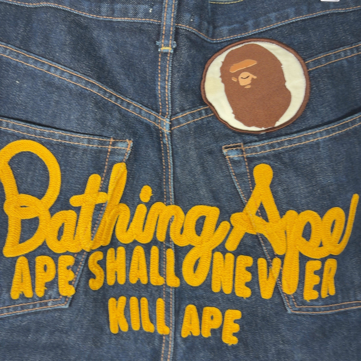 Bape Denim Shorts