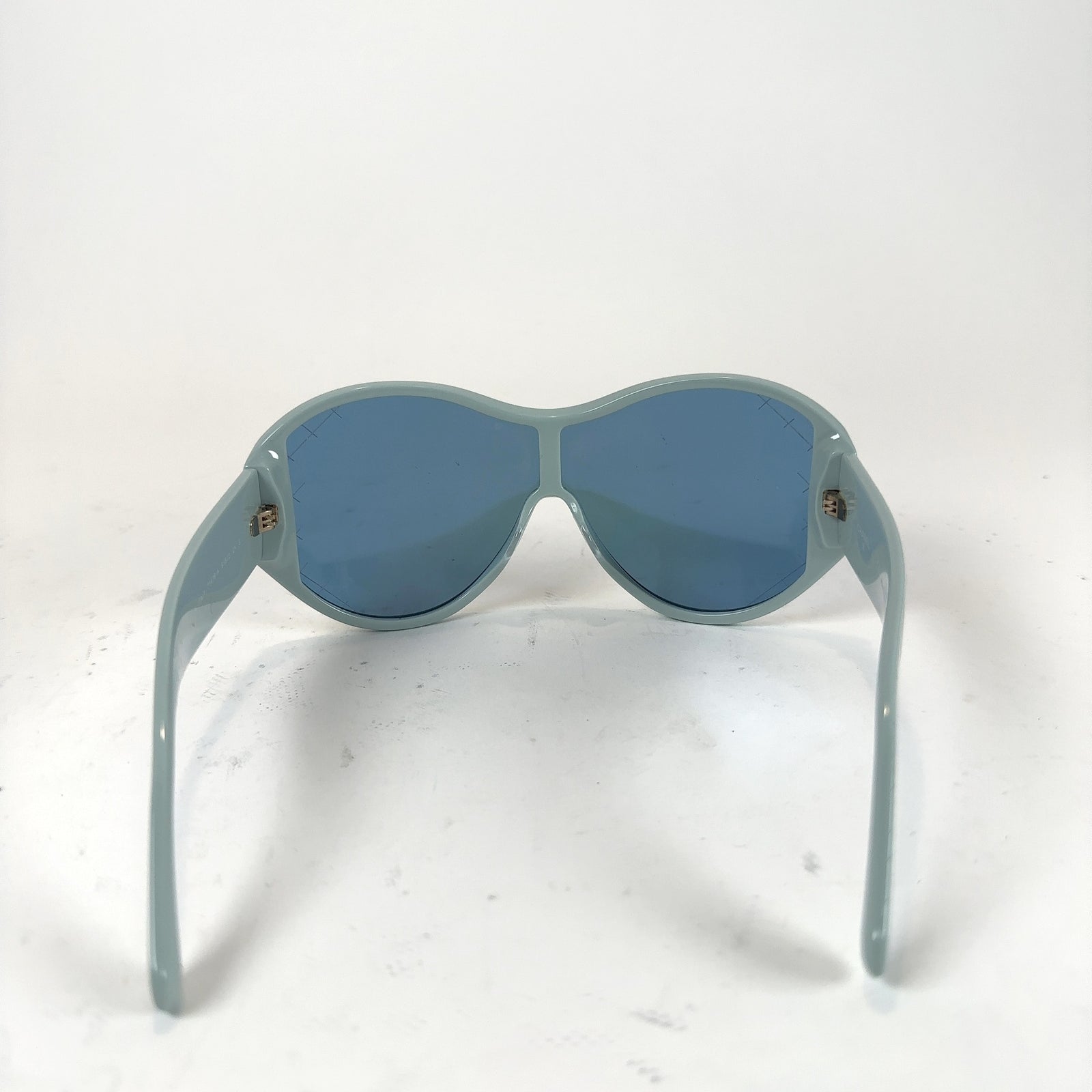 Chanel Reflective Round Shield Sunglasses