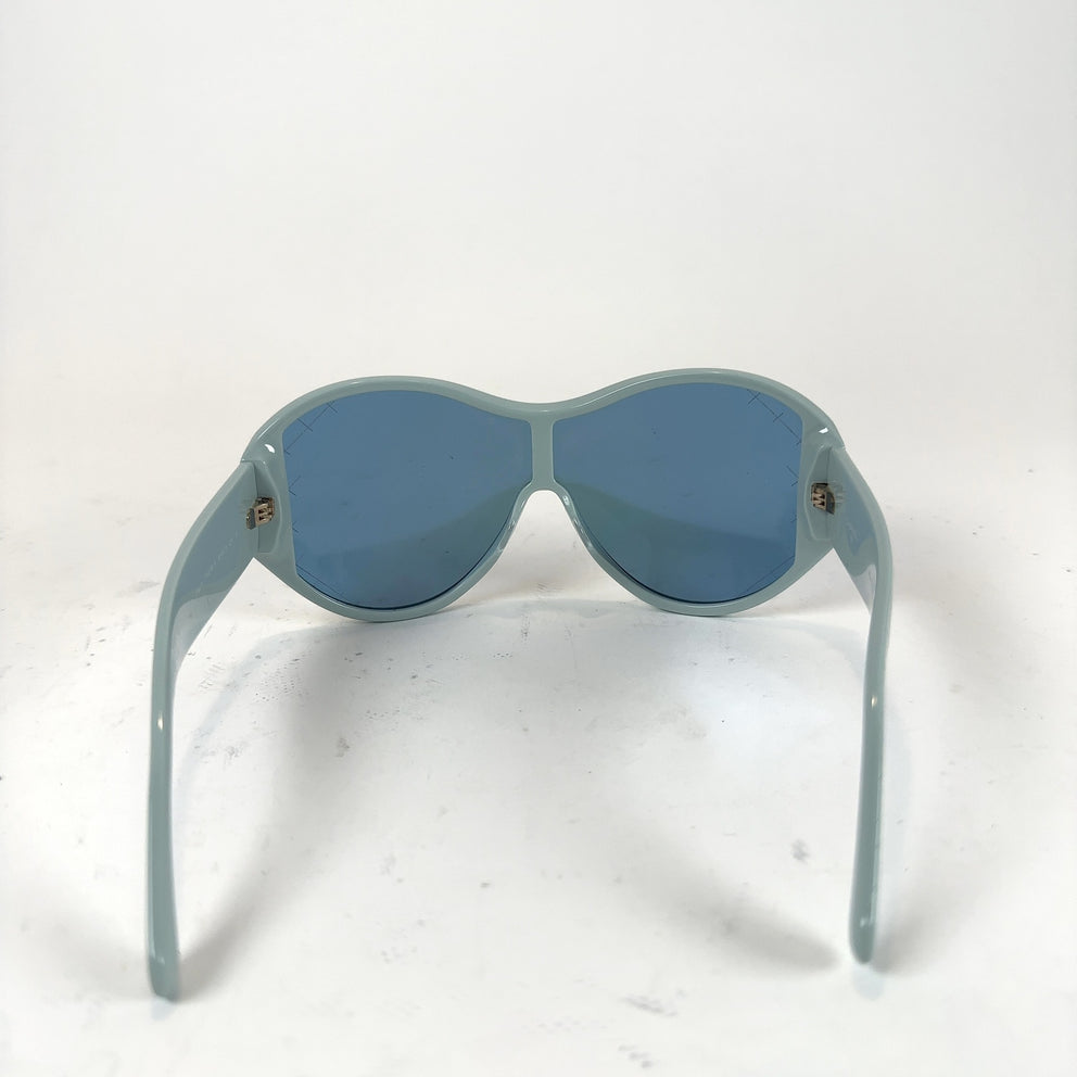 Chanel Reflective Round Shield Sunglasses