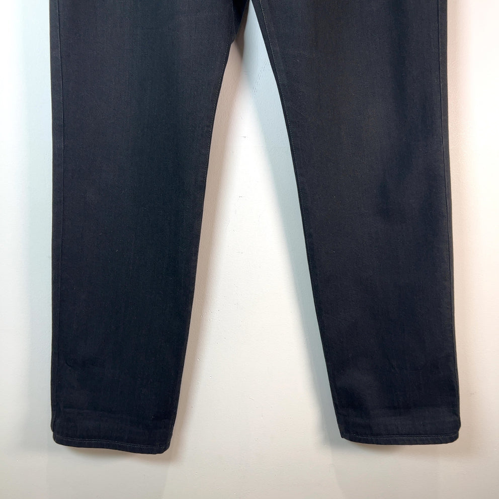 The Row Straight Leg Black Jeans