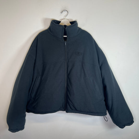 Balenciaga BB Paris Icon Fleece Reversible Puffer Size 1