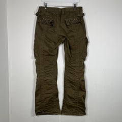 Cherry Sun-Burst Army Green Cargo Pants Size 30