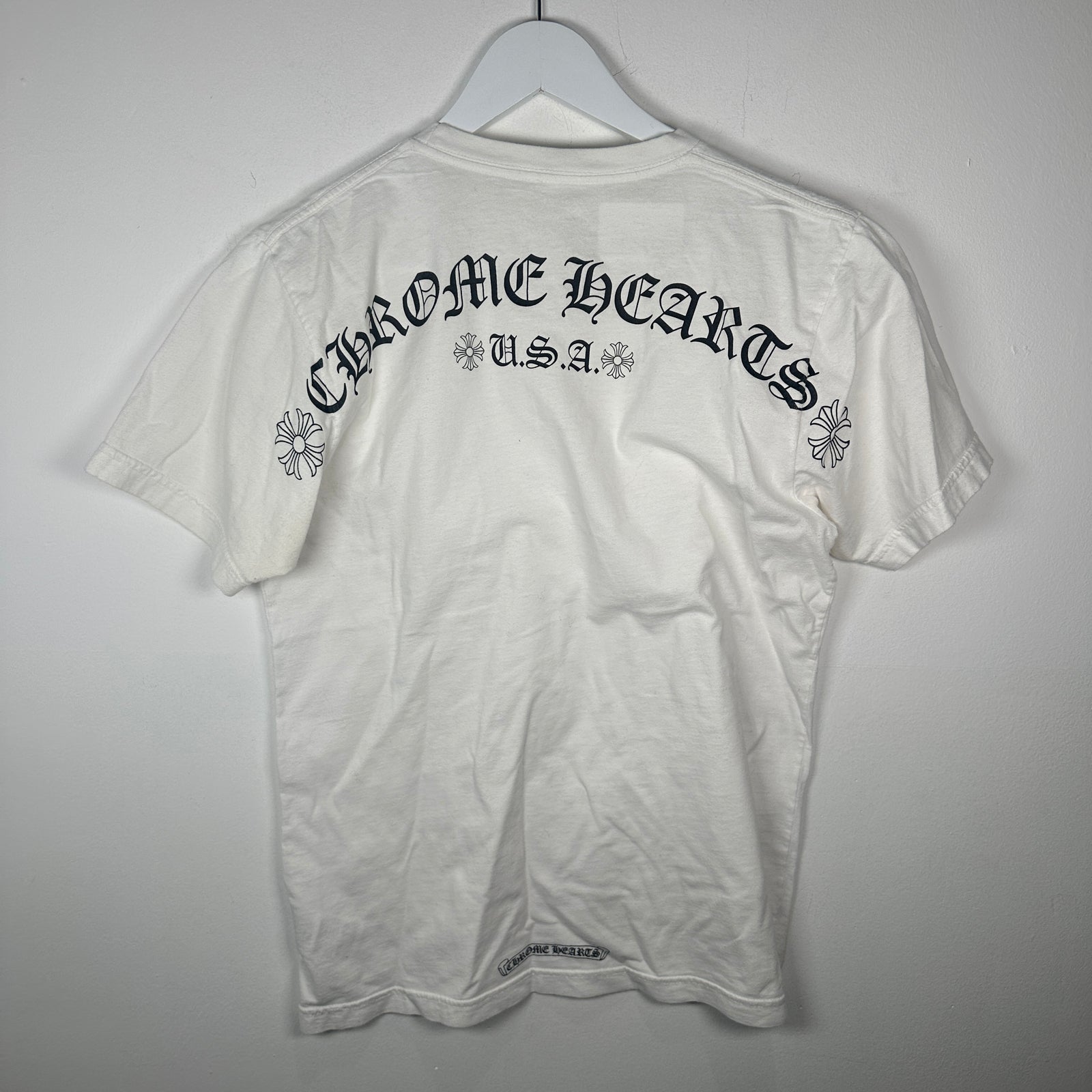 Chrome Hearts Back Spell-out Logo T-Shirt Size M