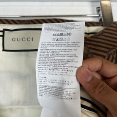 Gucci Diagonal GG Monogram Brown Suit Set