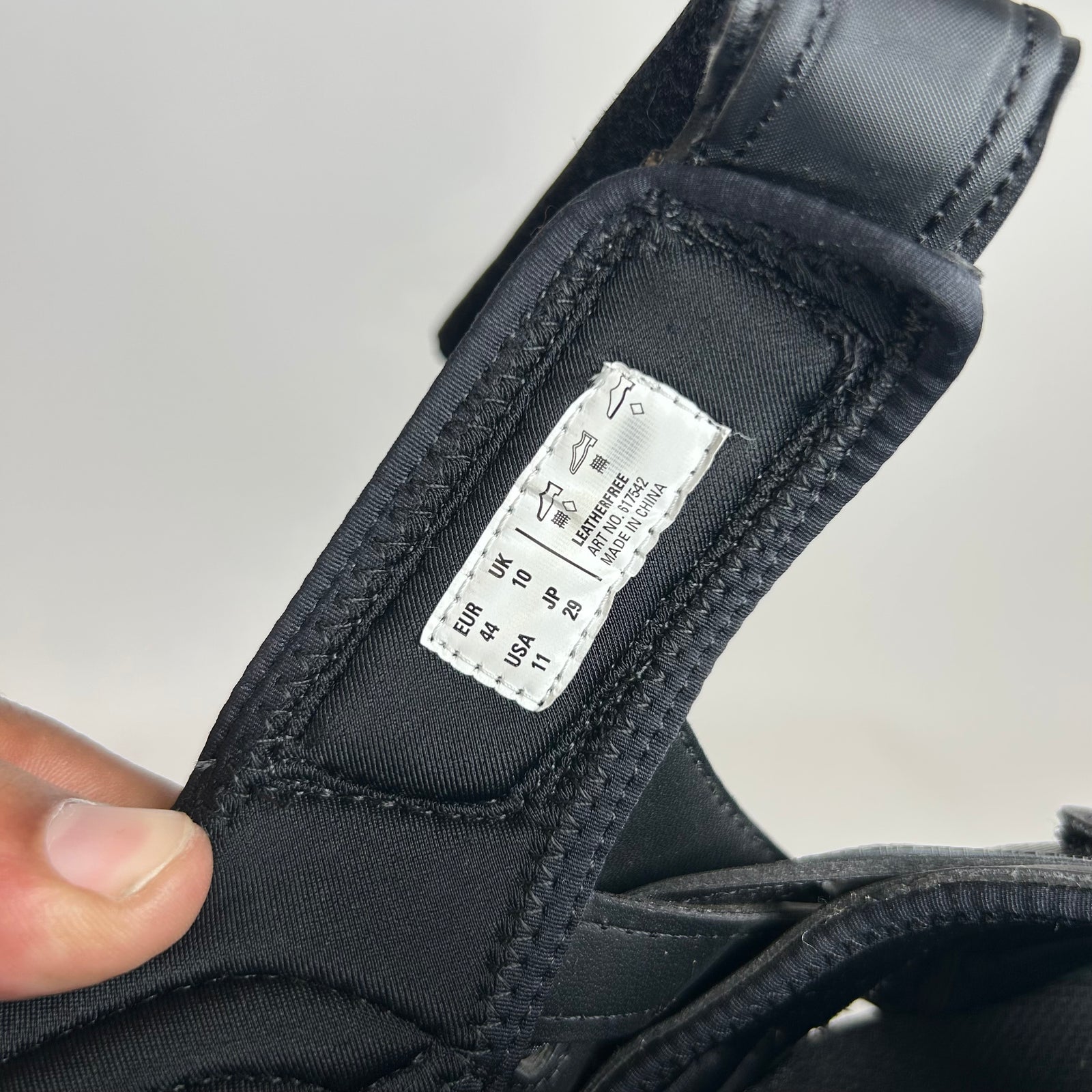 Balenciaga Triple Black Track Sandal Size 44