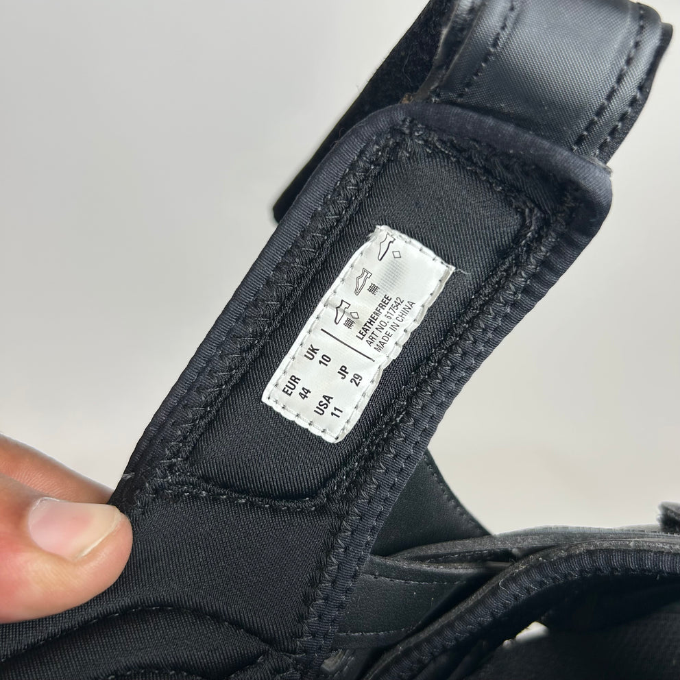 Balenciaga Triple Black Track Sandal Size 44