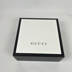 Gucci Black/Gold Large GG Belt Size 70
