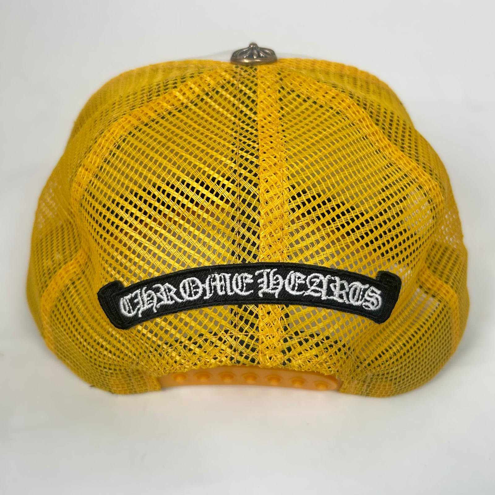 Chrome Hearts Yellow Eye Chart Trucker Hat