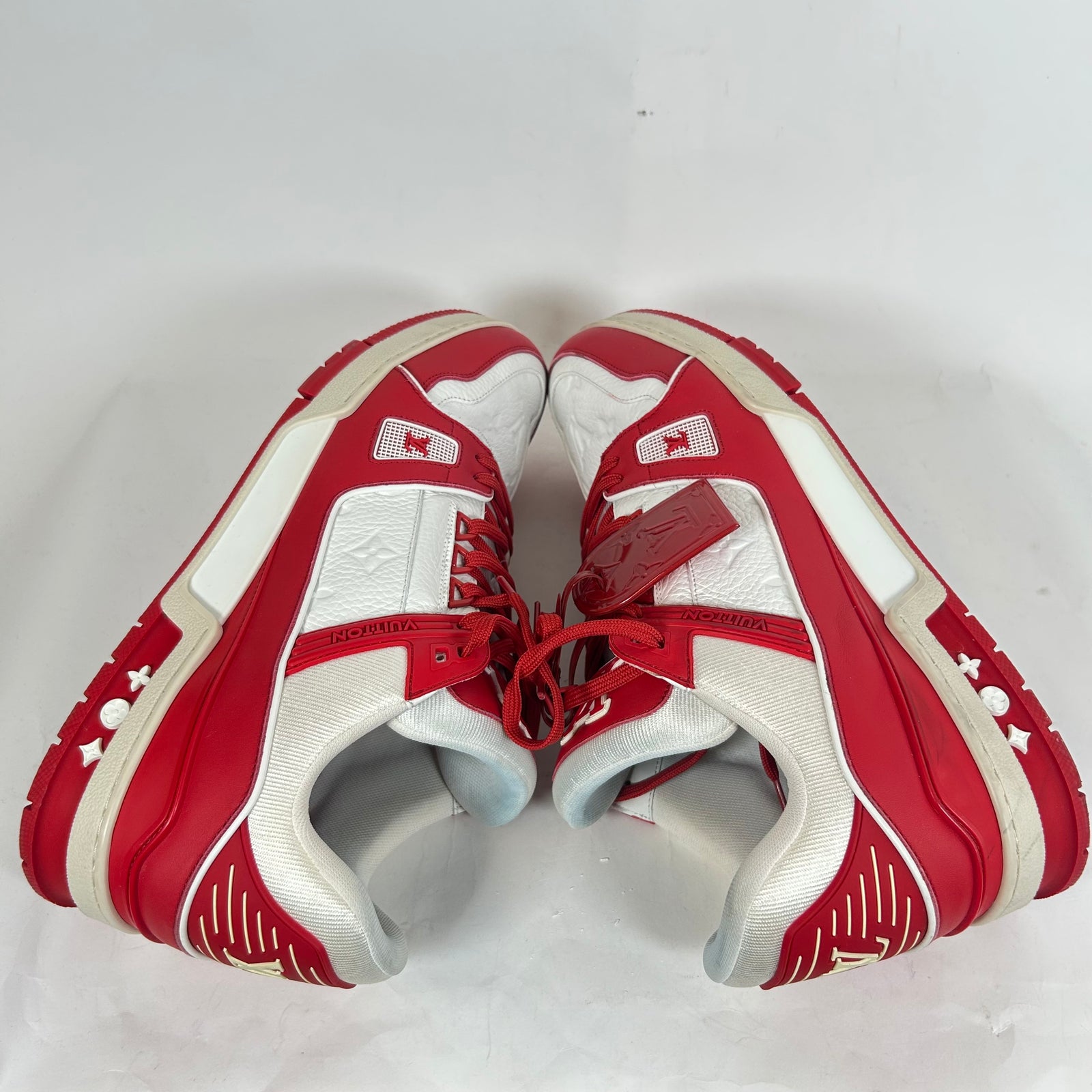 Louis Vuitton White/Red Trainer Size LV 11