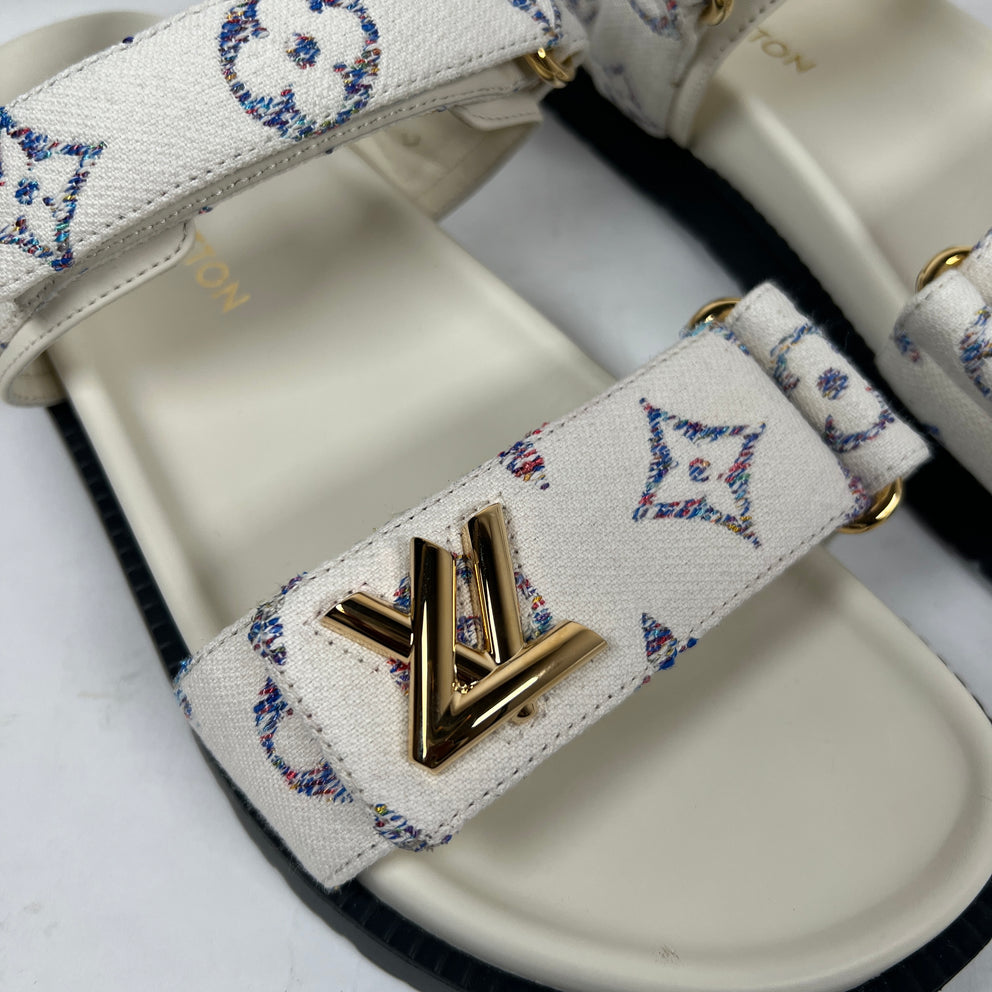 Louis Vuitton Monogram Sunset Comfort Sandals Size 39