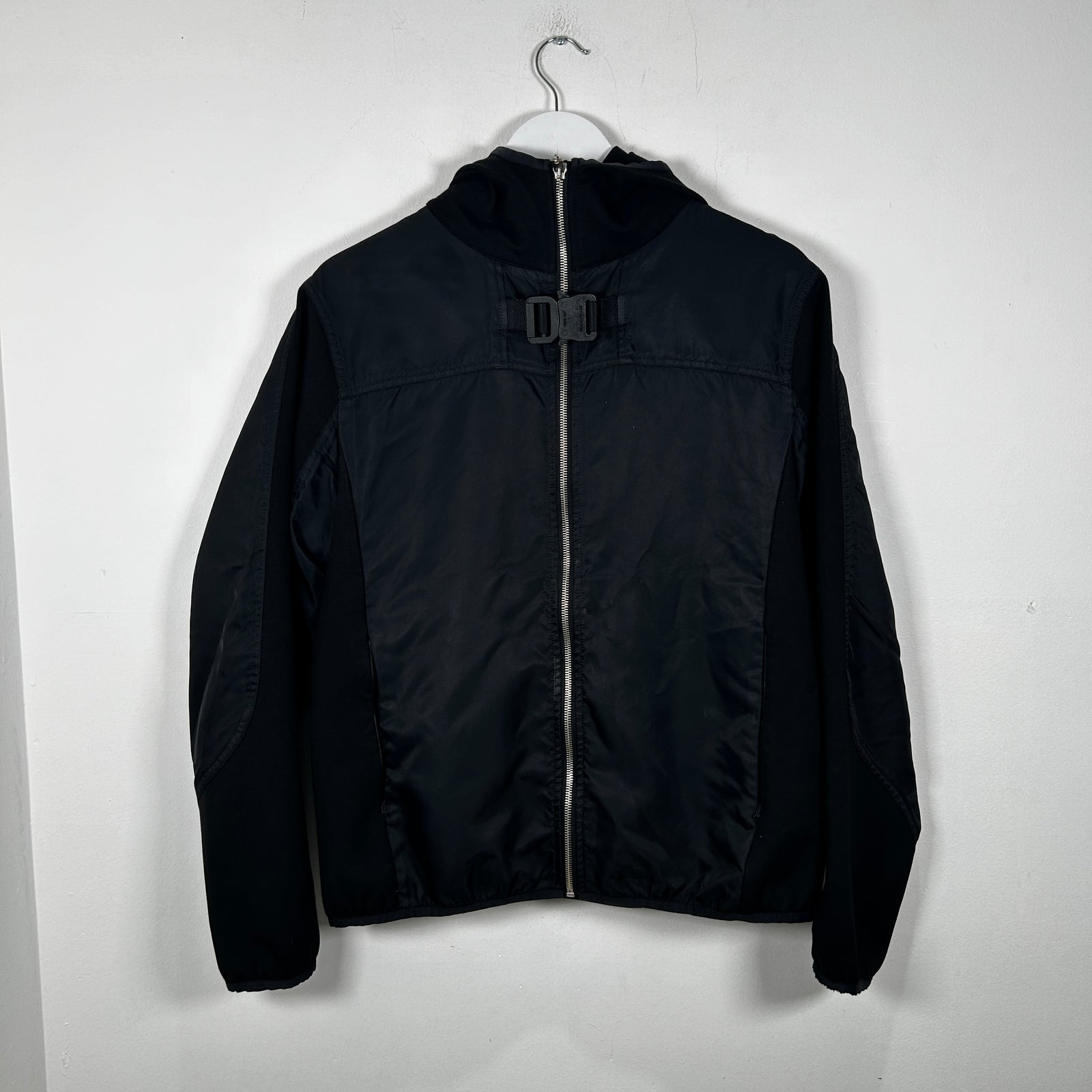 Alyx Black Buckle Rain Jacket Size M