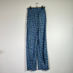 Fendi Graphic Print Chambray Trousers