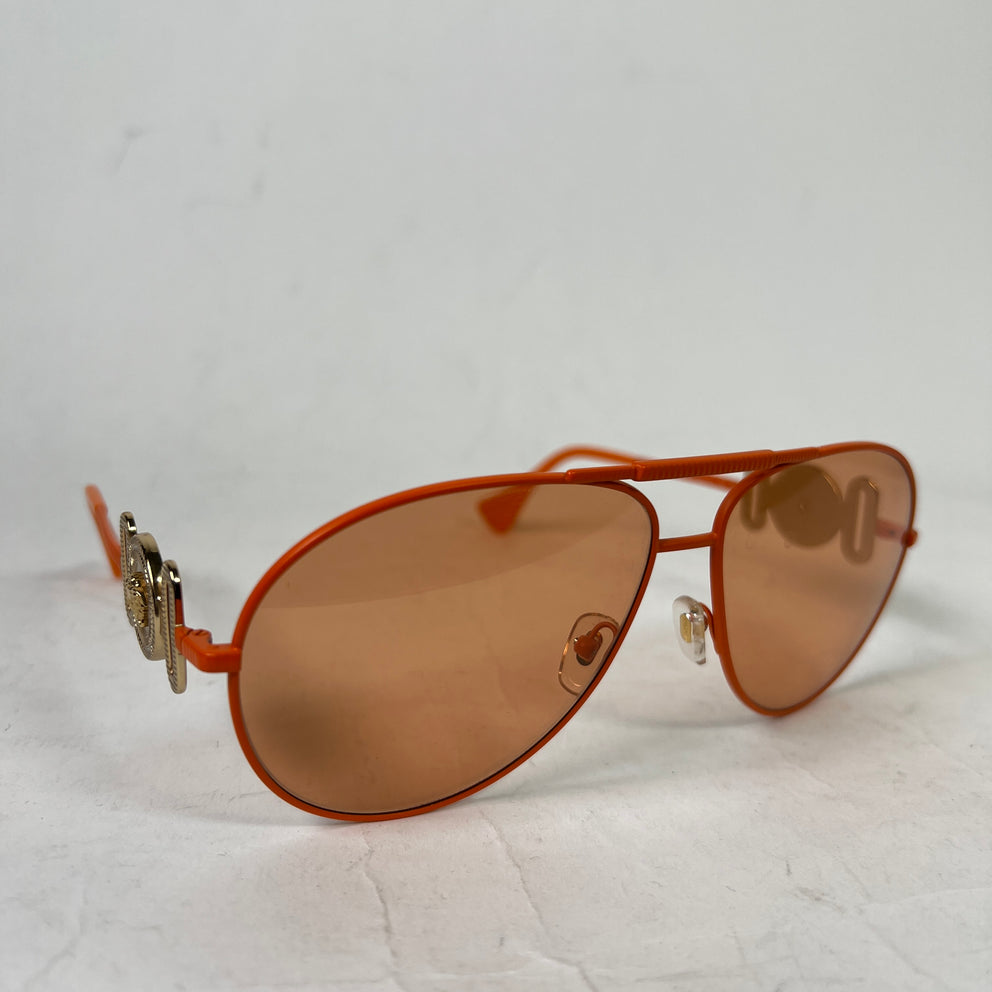 Versace Matte Pilot Sunglasses