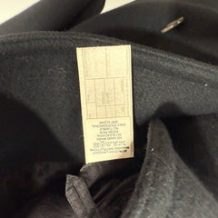 Giorgio Armani Black Double Breasted Wool Coat Size M