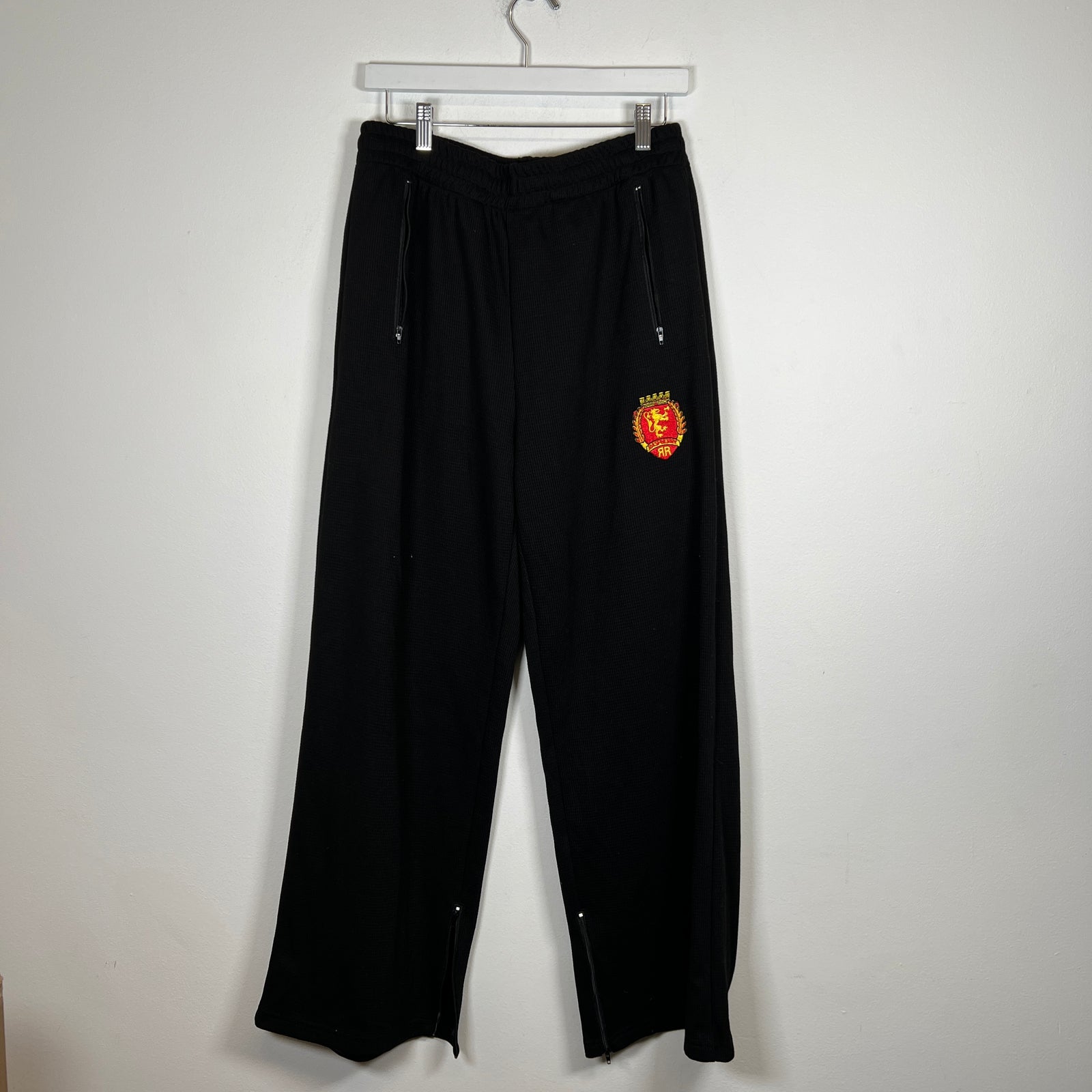 Raspberry Hills Black RR Logo Sweatpants Size L