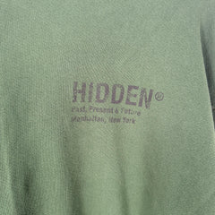Hidden Green Logo Pullover Hoodie Size M