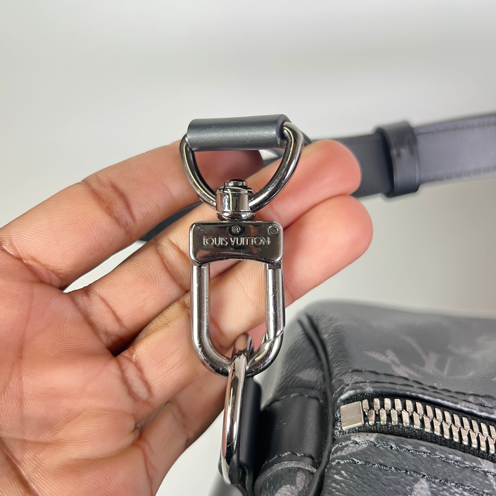 Louis Vuitton Eclipse Monogram Keepall Bandouliere 55