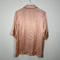 Dolce Gabbanna 'DG' Embrodiery Silk Night Shirt