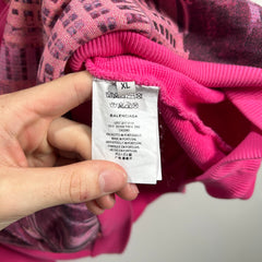 Balenciaga Airbrushed NYC Pink Hoodie Size XL