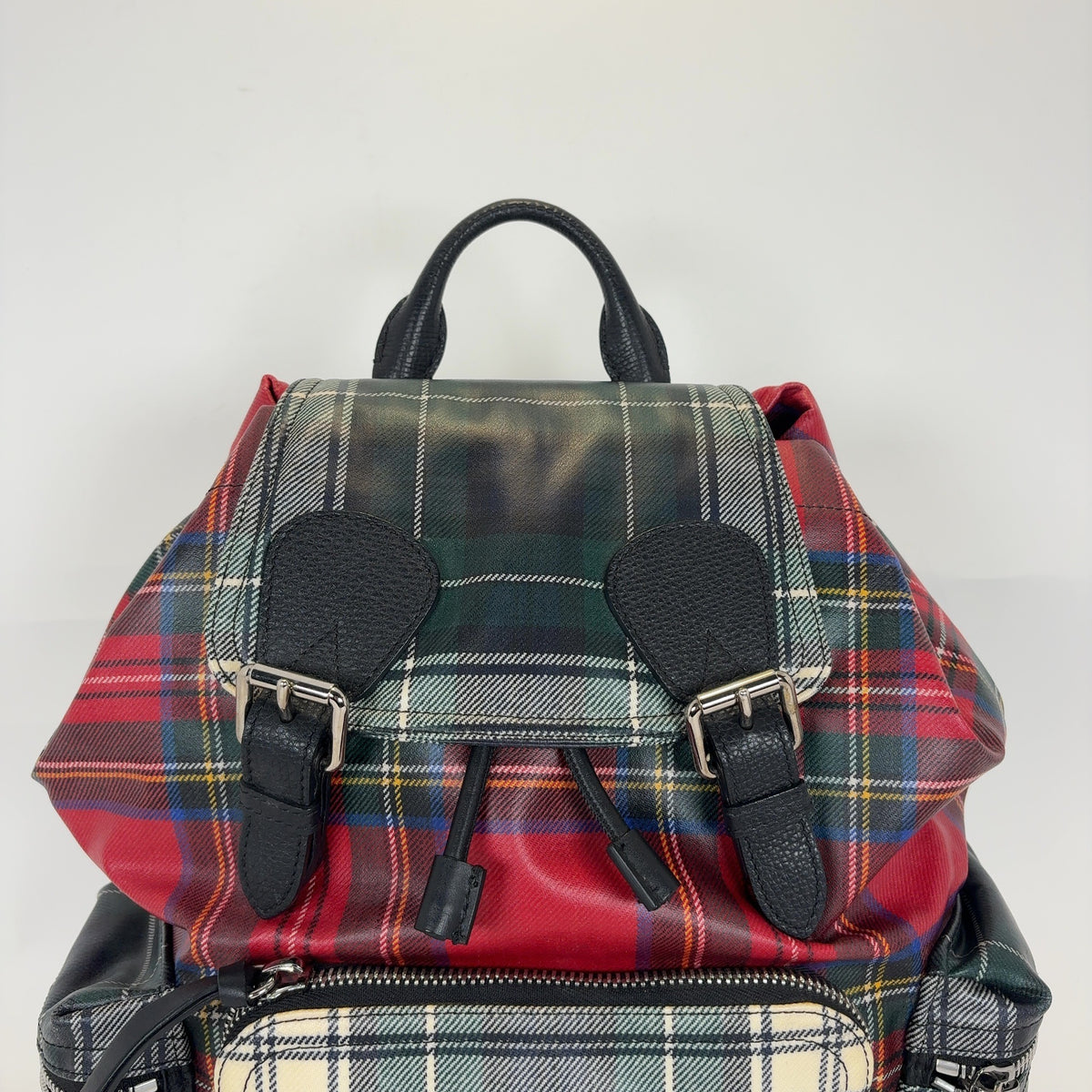 Burberry Tartan Patchwork Backpack