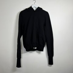 Rick Owens Black Gauntlet Hoodie Size M