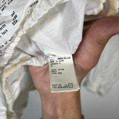 Undercover White Paragraph Button Up Size 2